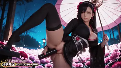 最终幻想7 蒂法 Tifa Lockhart AI动画 3D同人动漫-Vambase社区
